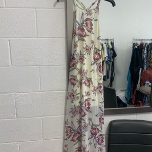 Peach Love California Ivory Dress with flowers